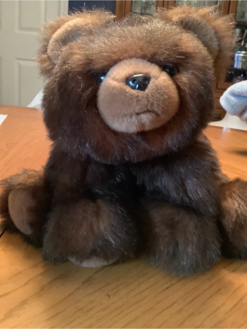 Bearington  Brown Bear Stuffed Animal - Soft Cuddly Kids Toy